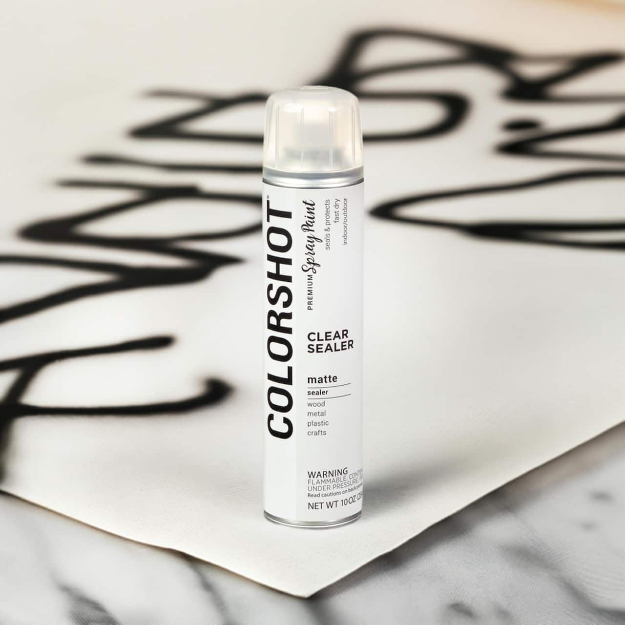 COLORSHOT® Clear Sealer Matte Spray Paint